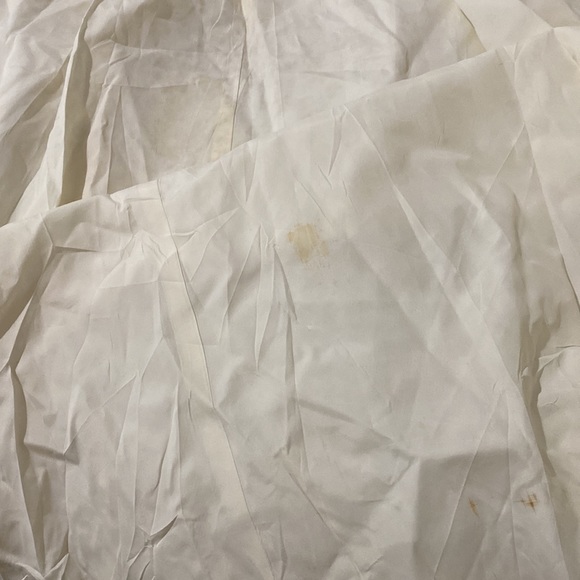 Vintage 50s Tiered Ruffle Victorian Bridgerton Queencore Regency Wedding Dress - Picture 13 of 16